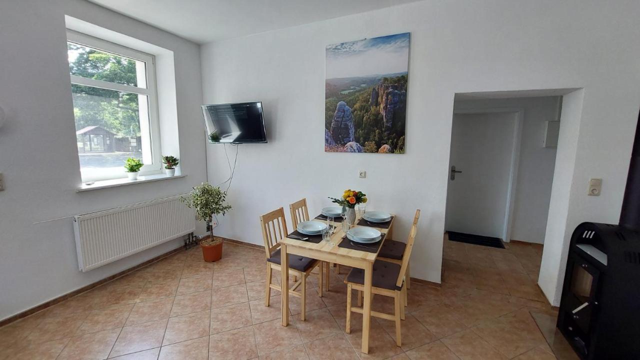 Ferienwohnung Am Hofladen Hellendorf - Saechsische Schweiz Bad Gottleuba Extérieur photo